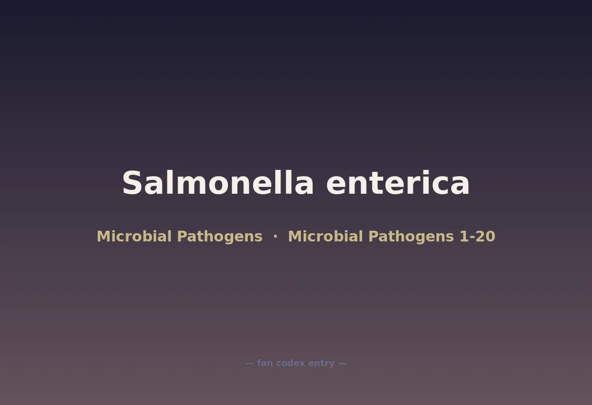 Salmonella enterica