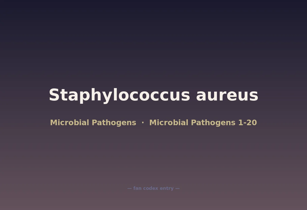 Staphylococcus aureus