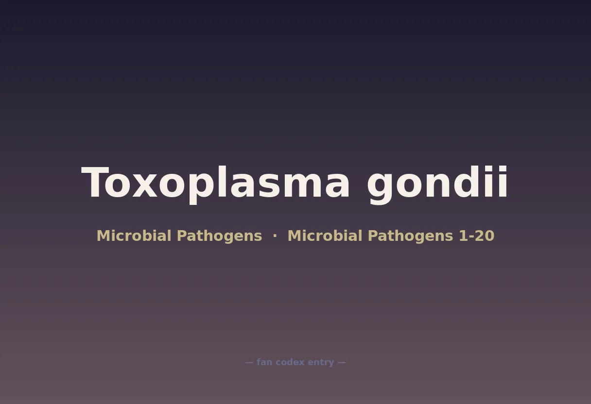 Toxoplasma gondii