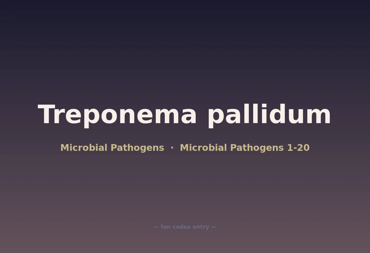 Treponema pallidum