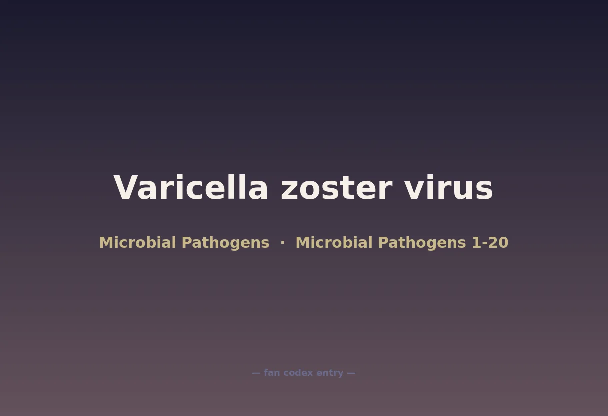 Varicella zoster virus